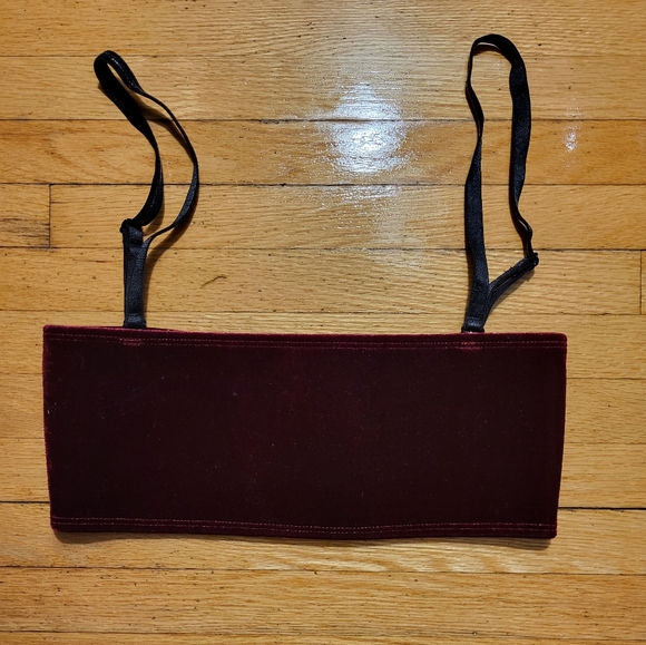 Nwot Hoaka Sara Wine Velvet Bikini - Picture 3 of 6